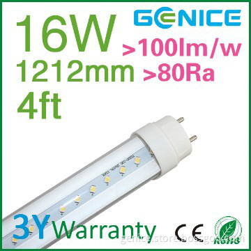 superior quality 16W 4ft T8 LED tube light with CRI RA80